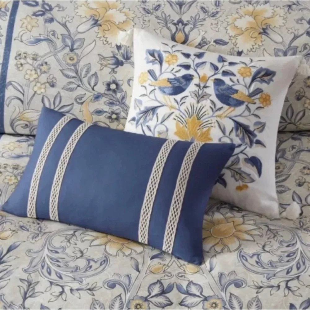 Harbor House Livia 5 Piece Cotton Duvet Cover Set King Size